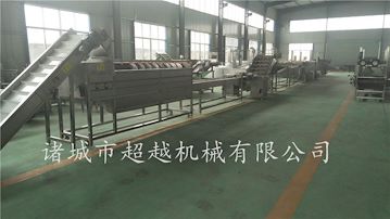 超越牌全自動(dòng)休閑食品油炸機(jī)，薯?xiàng)l油炸加工設(shè)備